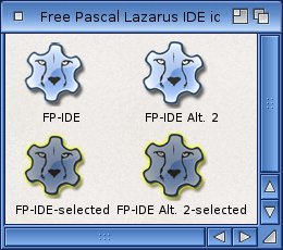Free Pascal-IDE icons